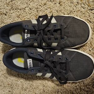 Adidas Womens Black and Gray Sneakers